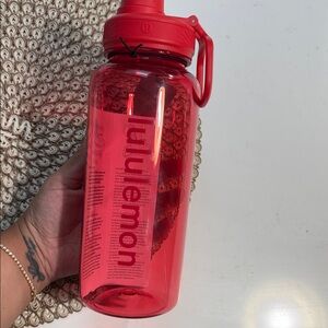 lululemon athletica Red Water Bottle